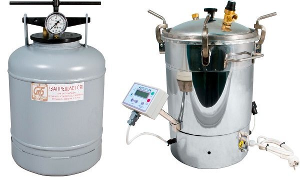 Газовый и электрический автоклавы